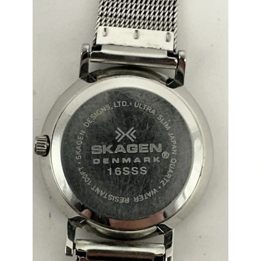 Skagen 16SSS New Battery Ladies Watch 28MM 7.5